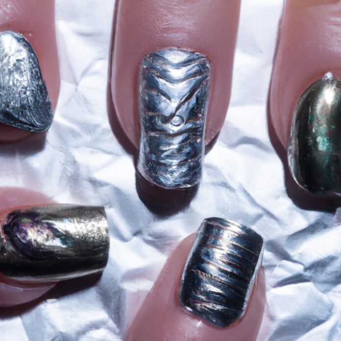 Foil Nail Art: Shiny and Metallic Nail Designs